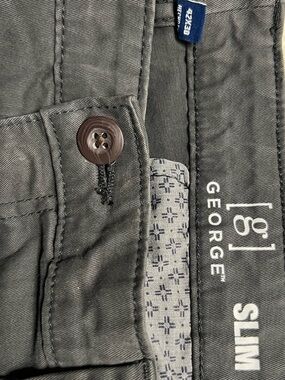 George Slim Men's Shorts in Charcoal Gray